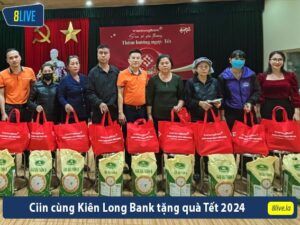 CiiN 8live cùng Kiên Long Bank tặng quà tết Giáp Thìn
