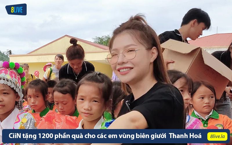 CiiN tặng 1200 phần quà cho các trẻ em vùng biên giới Thanh Hoá